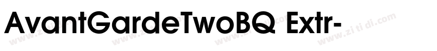 AvantGardeTwoBQ Extr字体转换